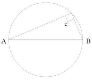 半圓上的圓周角 Angle in semi-circle