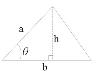 Calculating height for areas of triangles